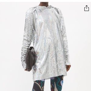 Matty Bovan Hoodie dress/top O/S
